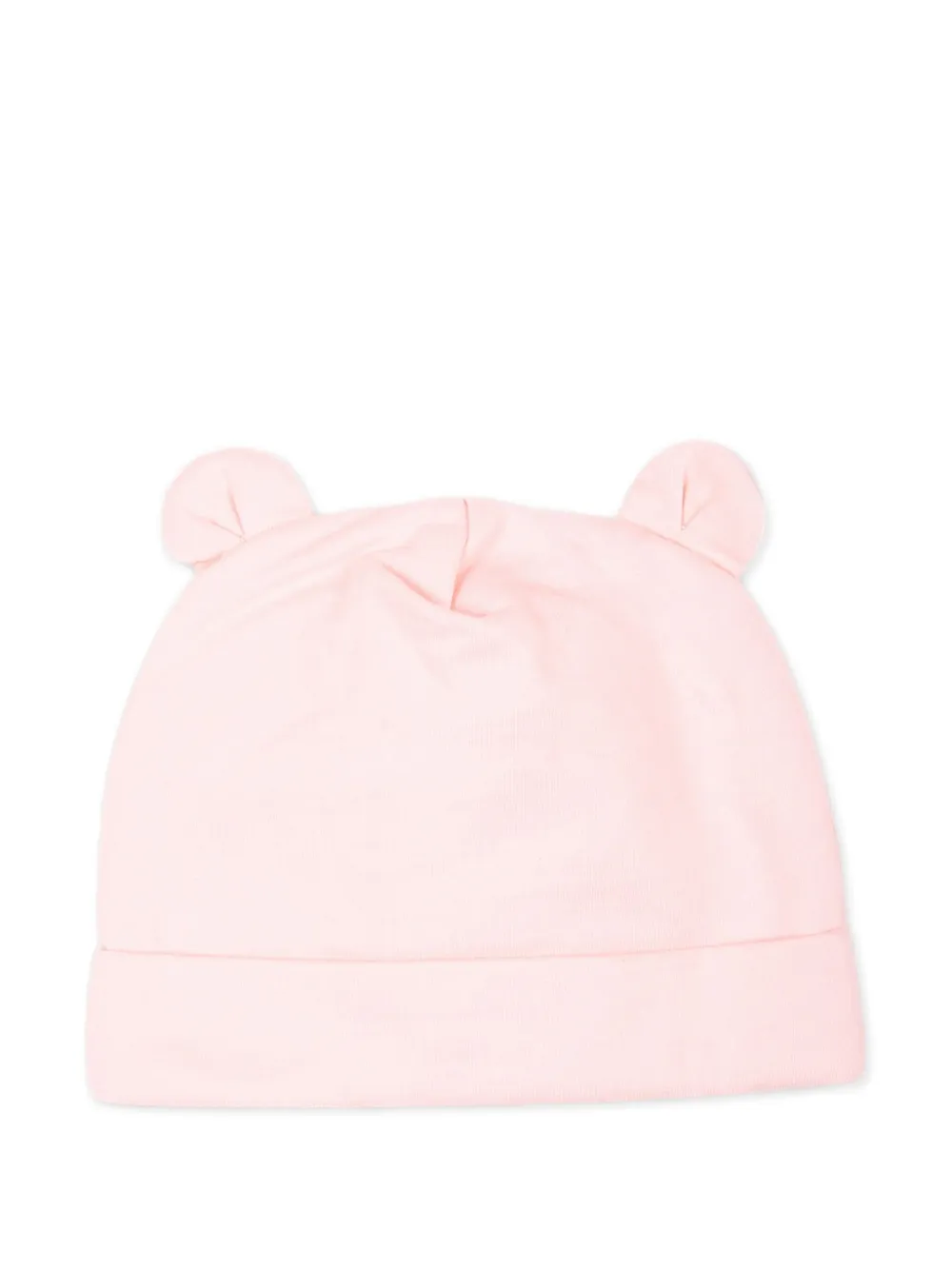 Комплект из двух шапок бини с принтом Teddy Bear Moschino Kids, розовый — фото 4
