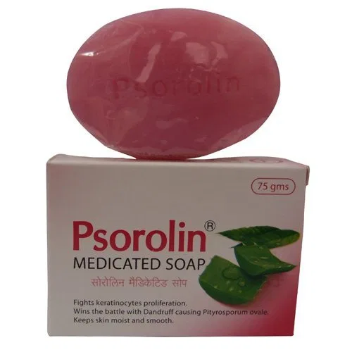 Лечебное мыло Psorolin Medicated Bathing Soap Bar, 75 г Jrk Siddha