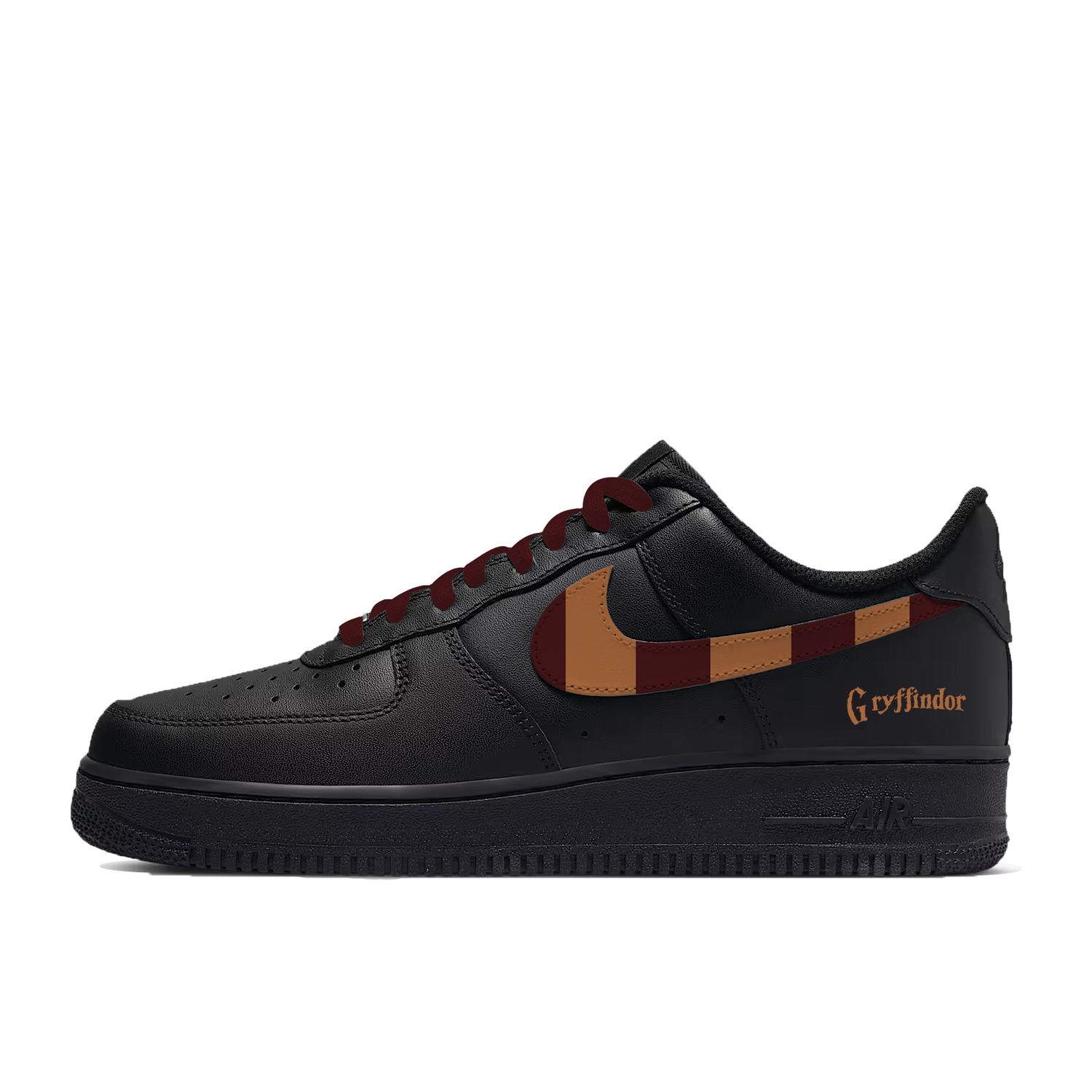 

Кроссовки Air Force 1 FOMO из износостойкой кожи, легкие, с возможностью увеличения роста, низкие, для скейтбординга, унисекс Nike, черный красный