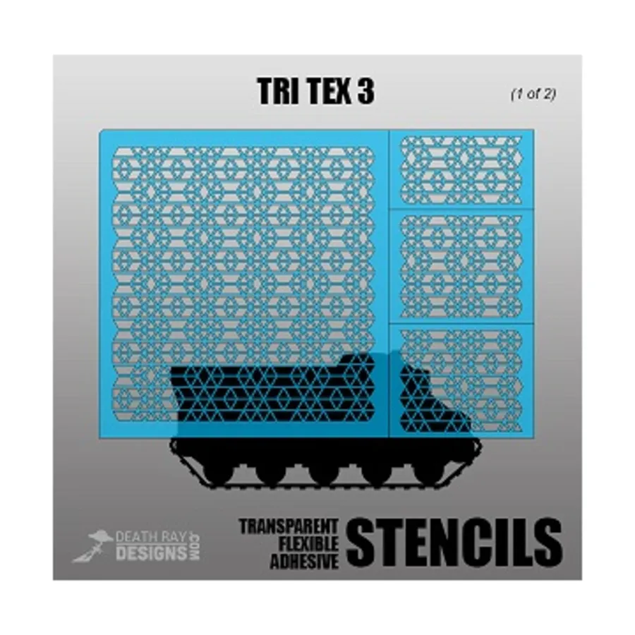 

Три Текс 3, Death Mask Stencils (Death Ray Designs)
