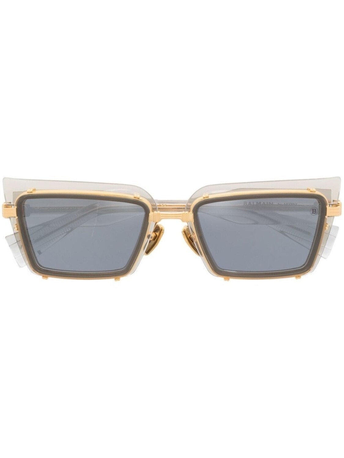 

Balmain Eyewear солнцезащитные очки Admirable в прямоугольной оправе, серый
