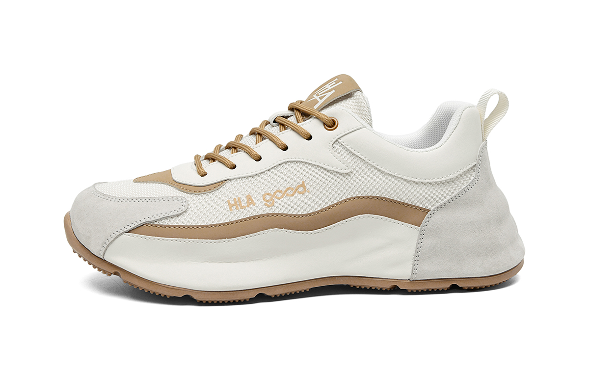 

HLA Мужские повседневные туфли Low top светло-коричневые, цвет Light Coffee