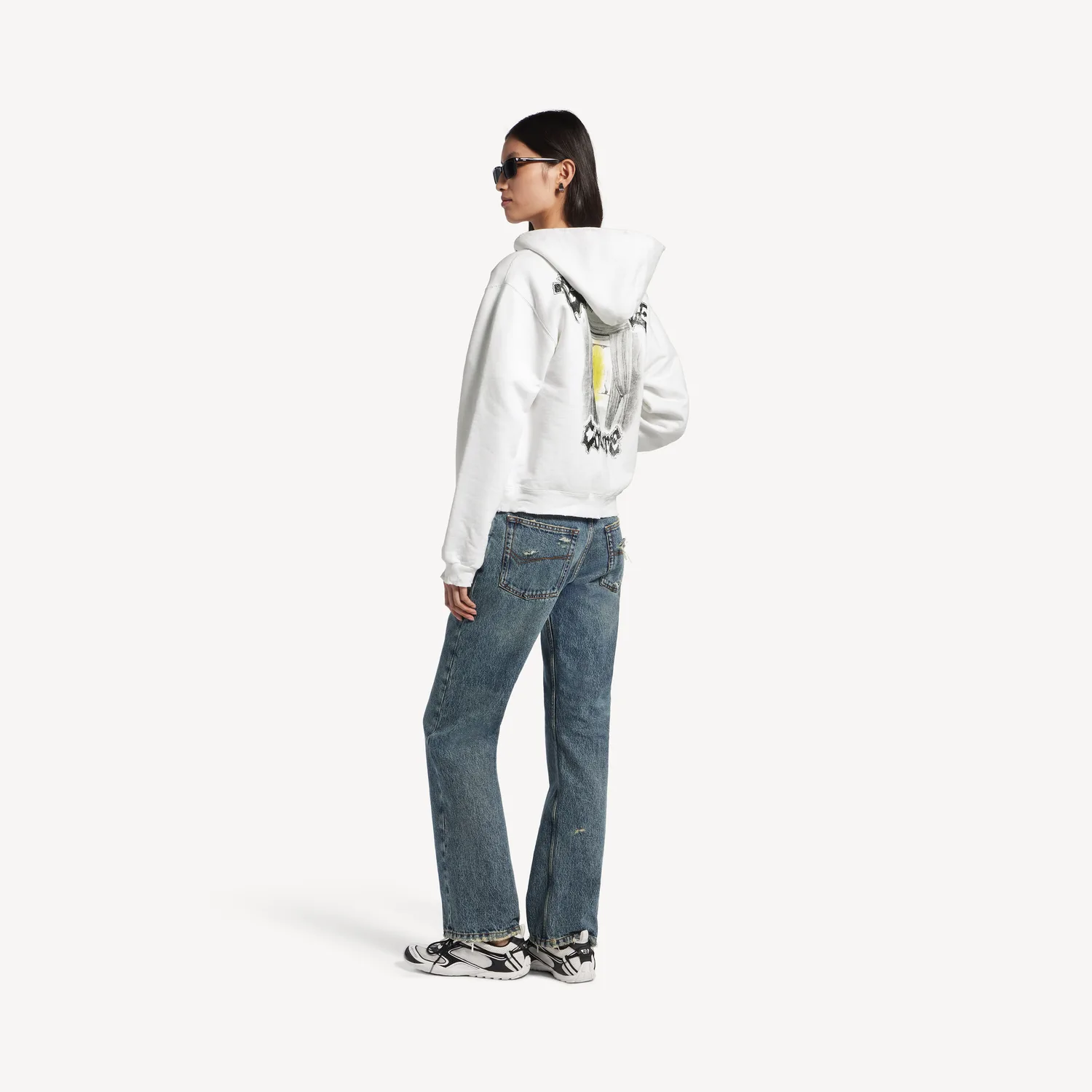 Толстовка Salon De Couture Regular Fit Zip-up, белый — фото 4