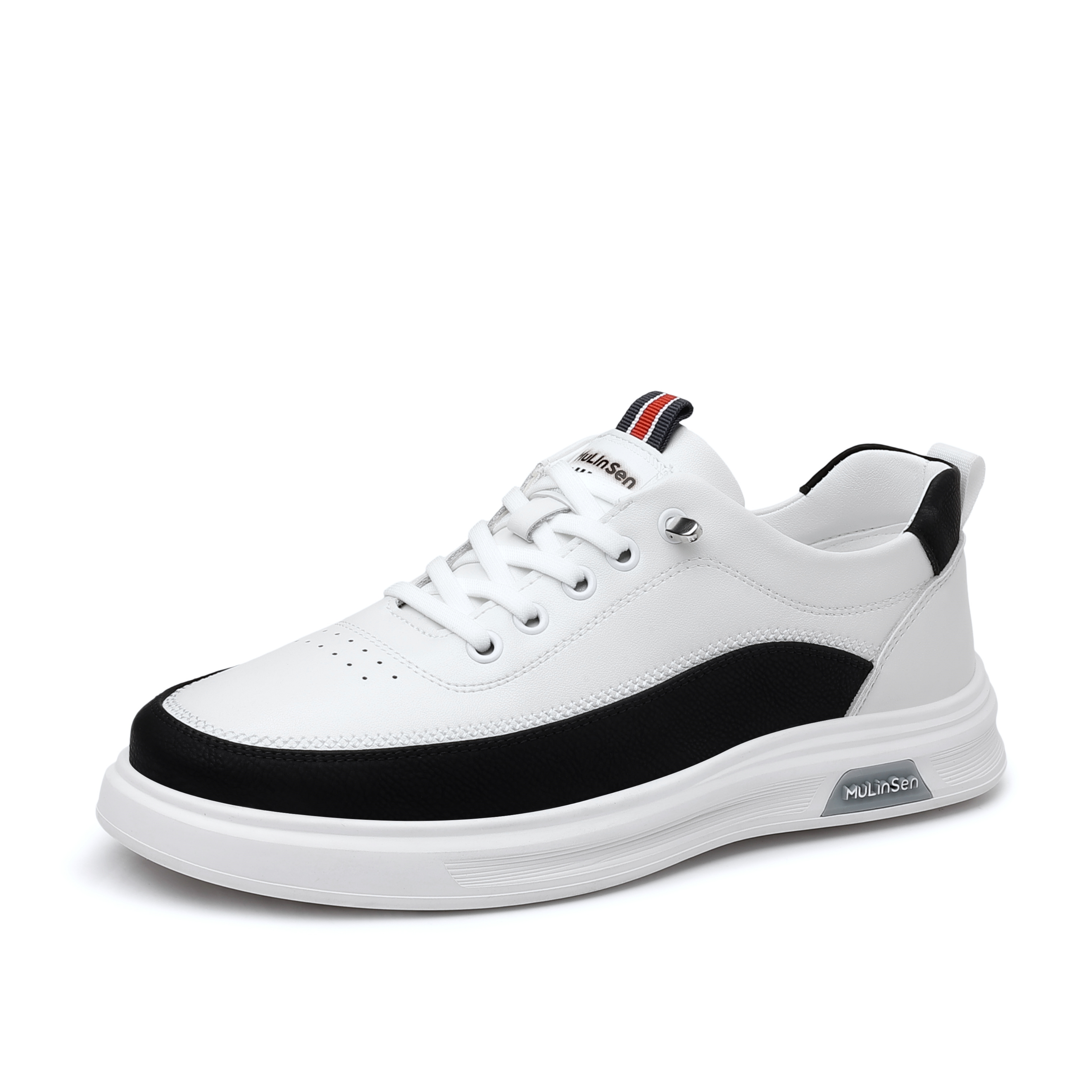 

Низкие повседневные туфли мужские Mulinsen, White Black