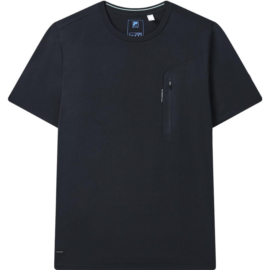 

Футболка мужская, цвет черный как смоль Fila, черный