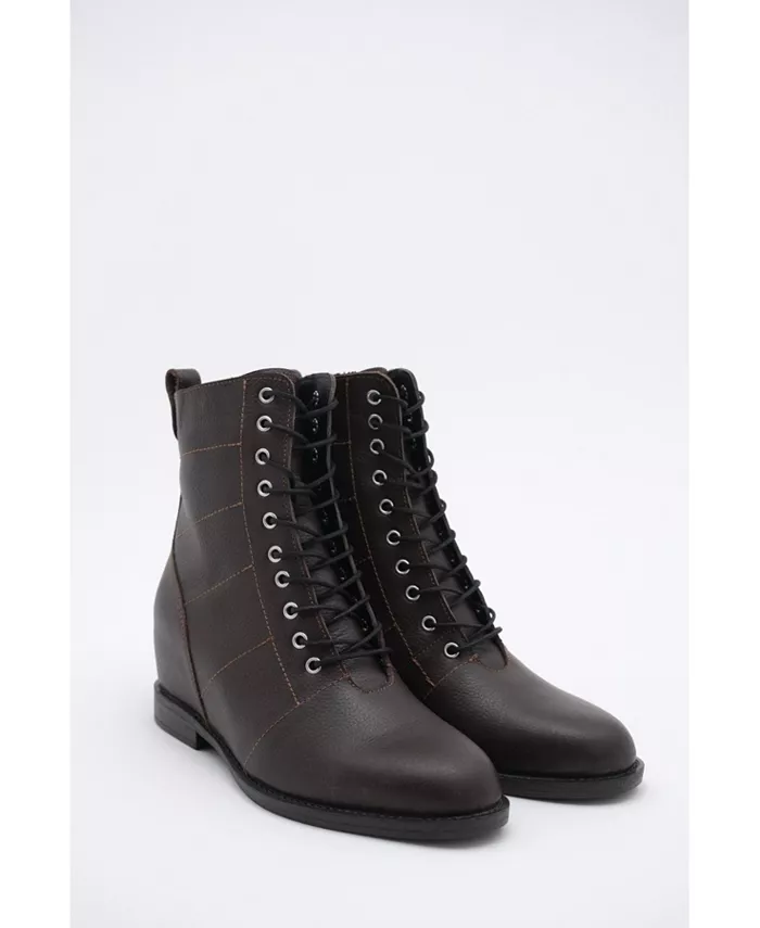Кожаные ботинки Tivona (женские) Forever & Always Shoes, коричневый — фото 3