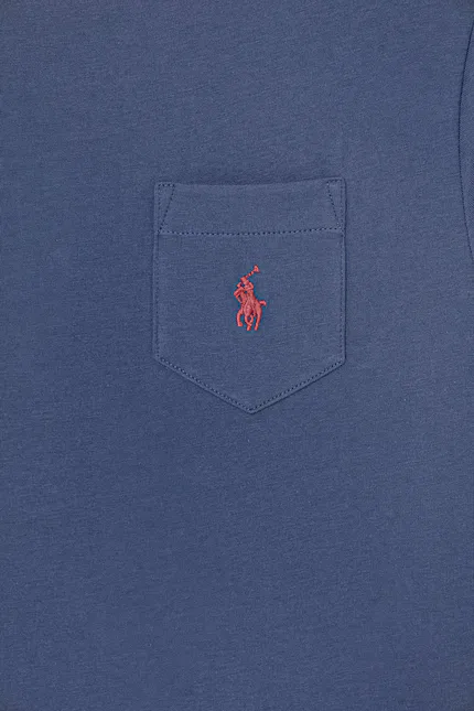 Футболка хлопковая Polo Ralph Lauren, синий — фото 3