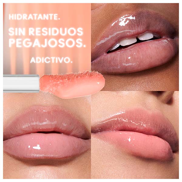 Блеск для губ с кристальным эффектом MAC COSMETICS Lipglass Air Non-Sticky Gloss, BEHAVED — фото 3