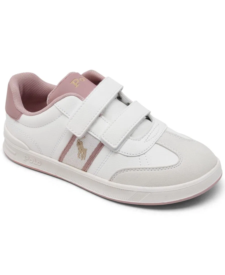 Детские повседневные кроссовки Heritage Court III T-Toe от Finish Line Polo Ralph Lauren, белый