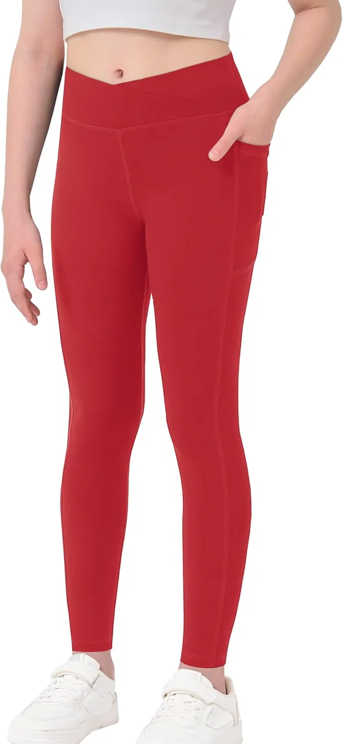 Леггинсы для девочек MEJING, набор 1 шт, Red