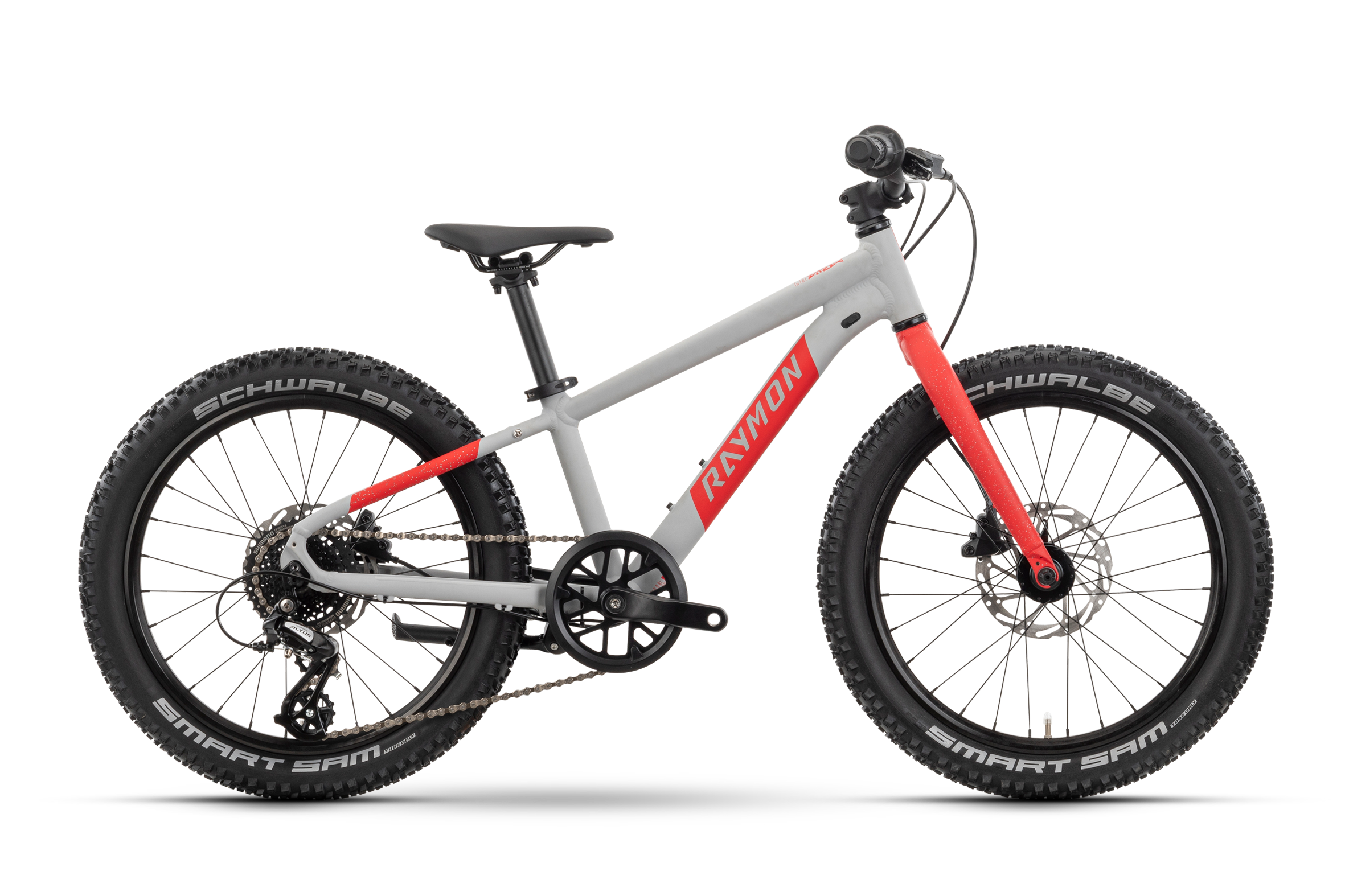 

Детский велосипед Raymon Yanga 20 Pro grey/red (2025)