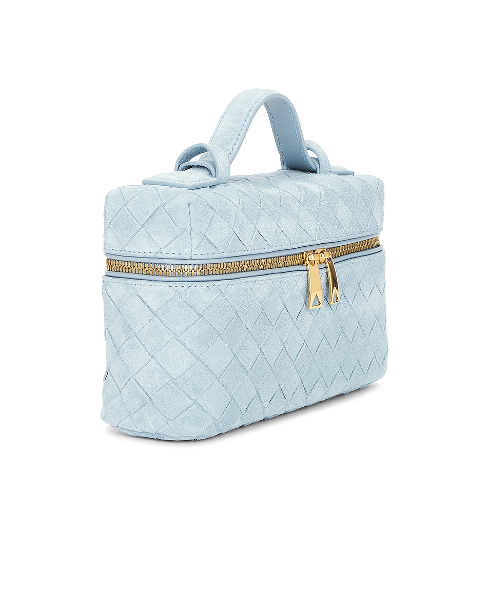 Сумка Bang Bang из замши Bottega Veneta, Ice & Gold — фото 4