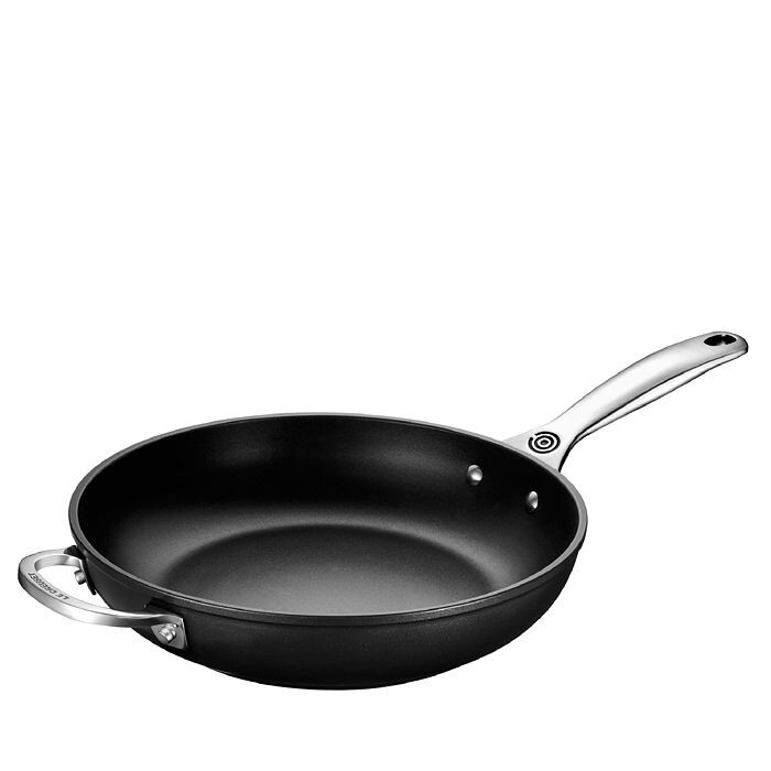 

Le Creuset 11-дюймовая глубокая сковорода с антипригарным покрытием, белый