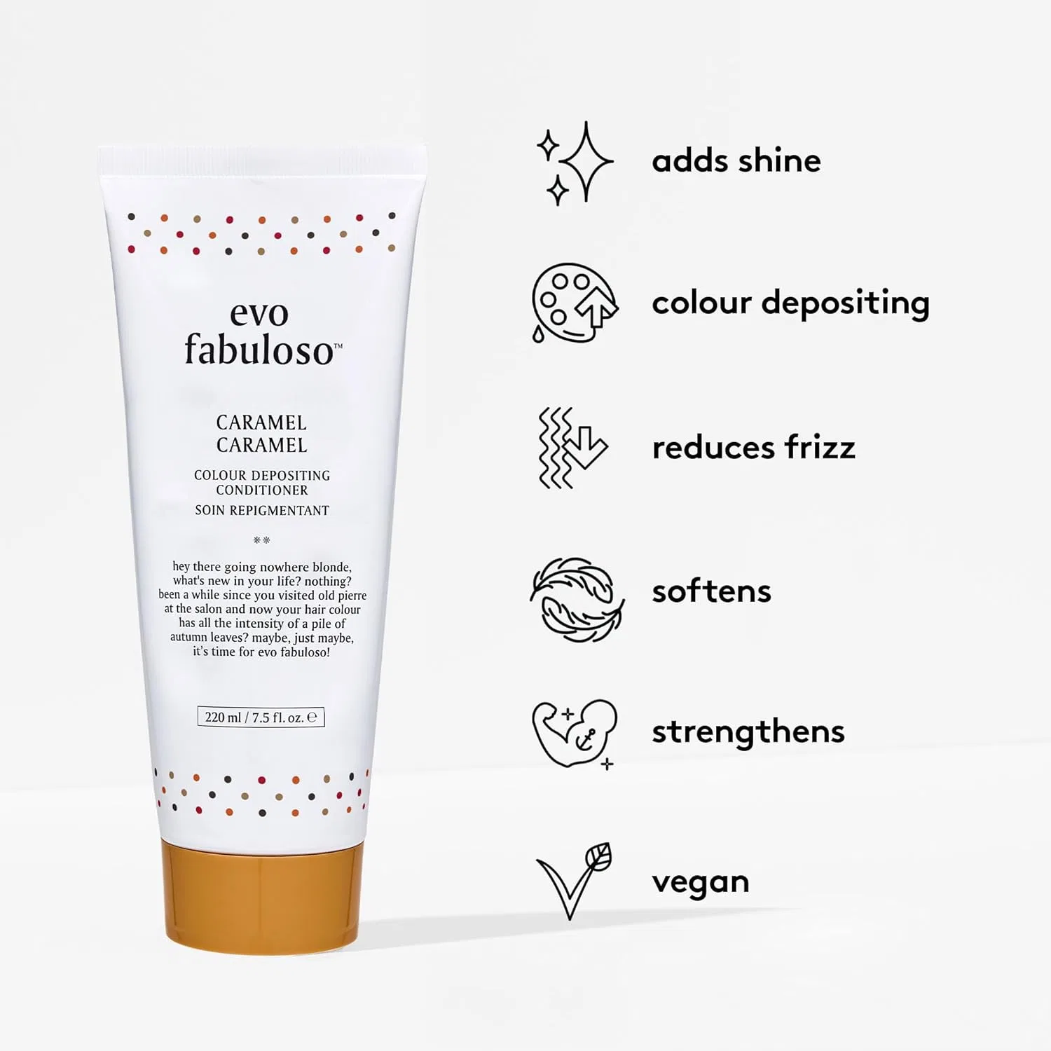 Кондиционер Evo Fabuloso Caramel Colour Depositing для окрашенных волос Evo — фото 3