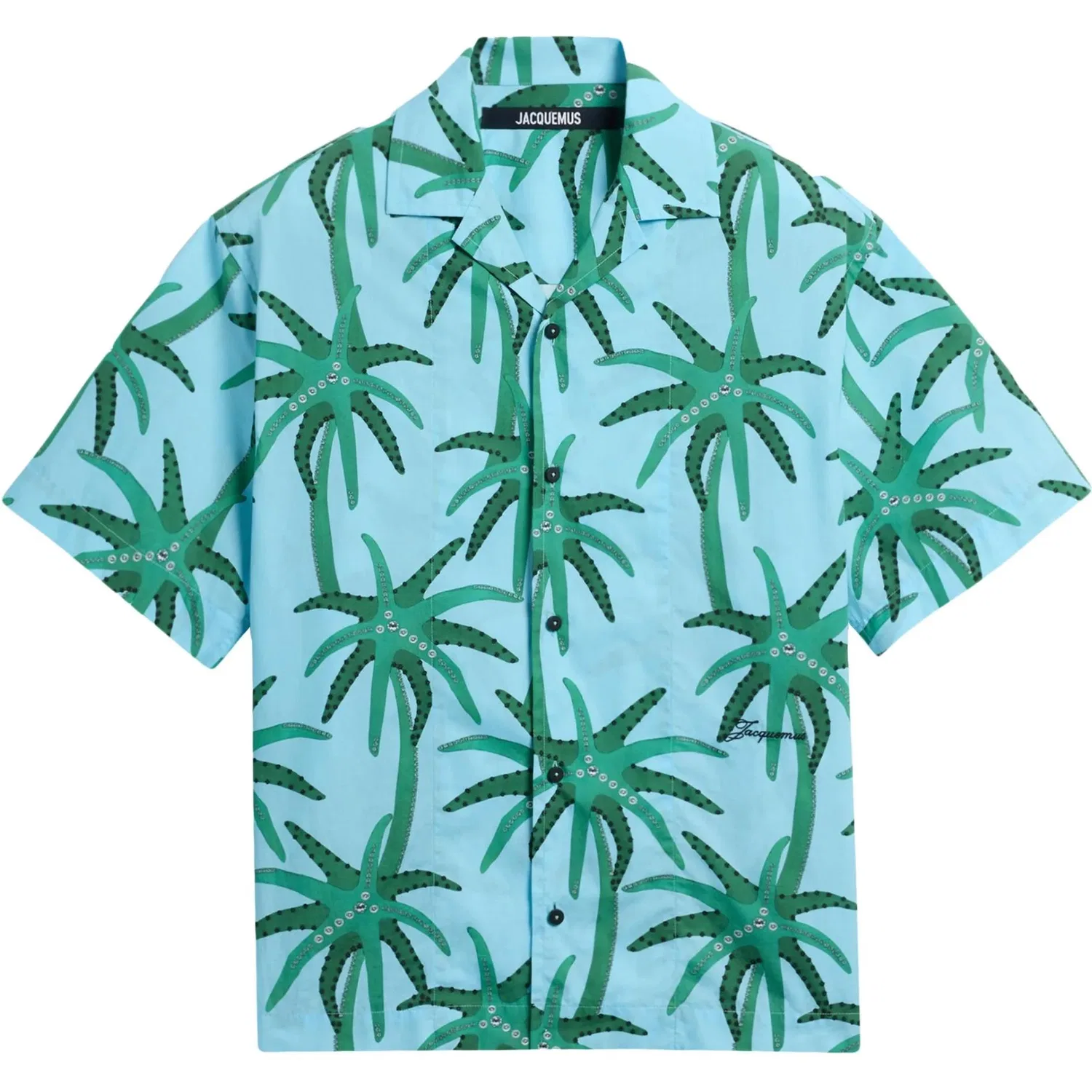 Джинсовая рубашка Jacquemus, Aqua Blue