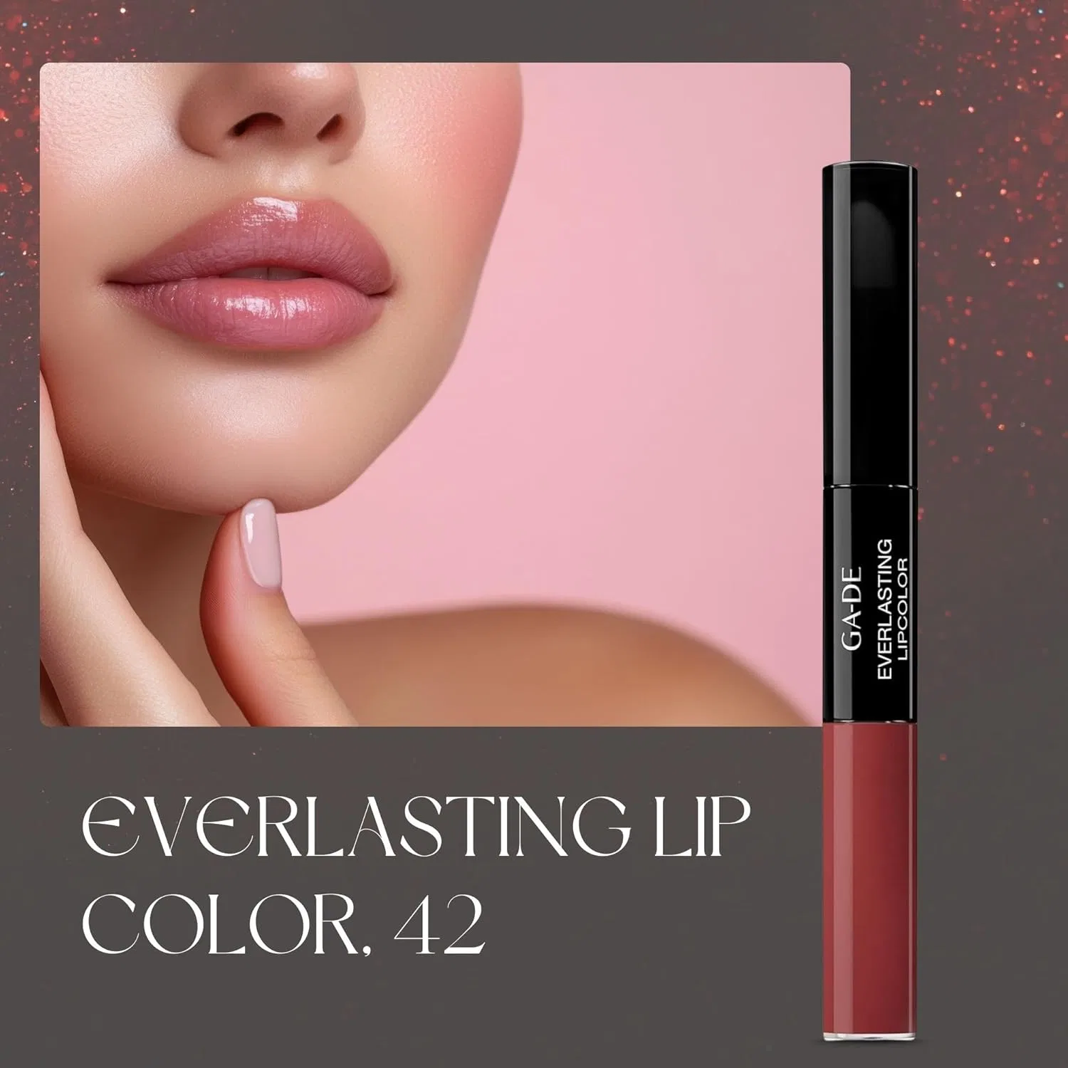 Губная помада матовая GA-DE Everlasting Lip Color 42, 0.8 oz, цвет linen — фото 2