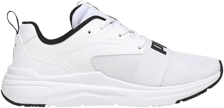 Кроссовки PUMA Unisex Softride Wired 2, белый/черный — фото 3