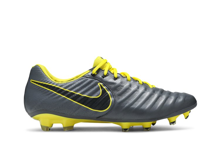 

Кроссовки Nike Tiempo Legend 7 Elite FG 'Dark Grey Opti Yellow', серый