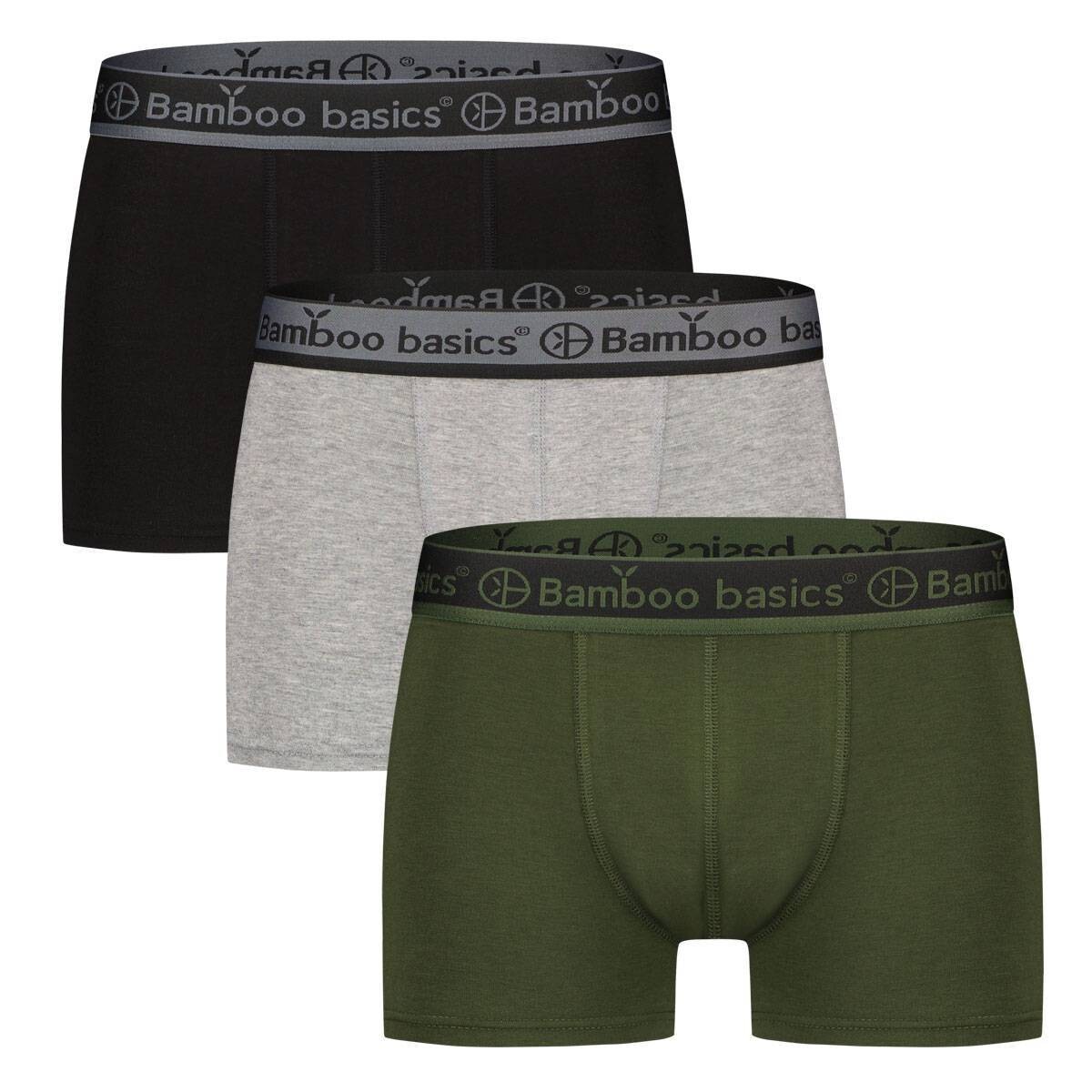 

Боксеры Bamboo Basics Boxershort 3 шт, цвет Schwarz/Grau/Grün