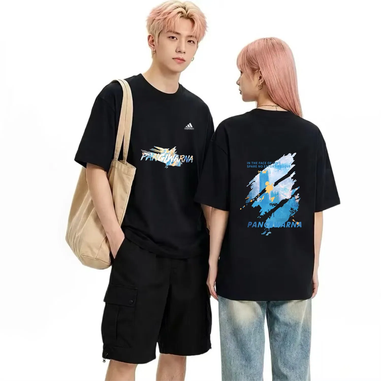 Футболка MUST HAVES с круглым вырезом Adidas черная — фото 4
