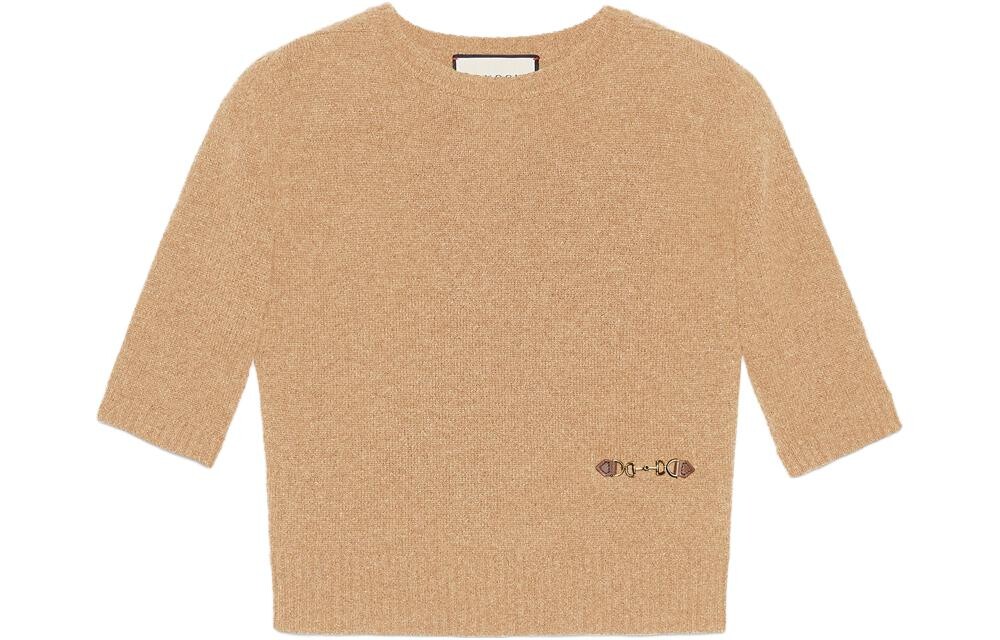 

Кашемировый свитер женский хаки Gucci