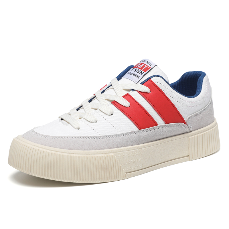 

Boogie Bear Амортизирующие дышащие легкие низкие повседневные туфли для мужчин с эффектом увеличения роста красно-серые, цвет Red Gray