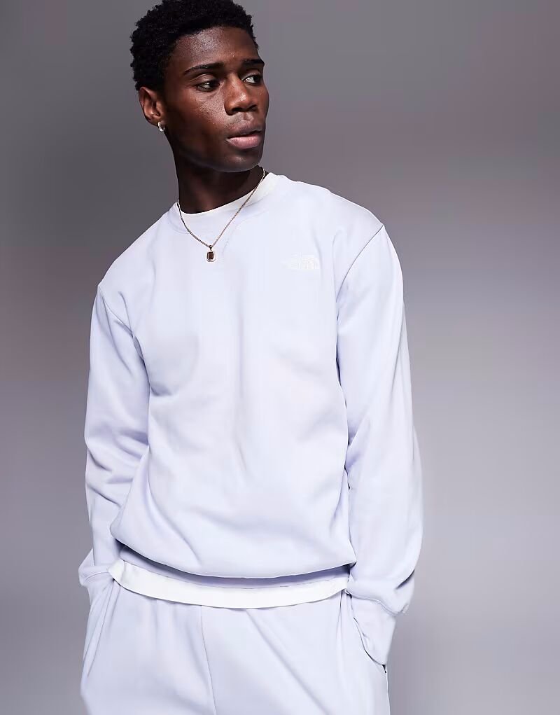 

Толстовка North Face Essential с большим логотипом на груди серого цвета