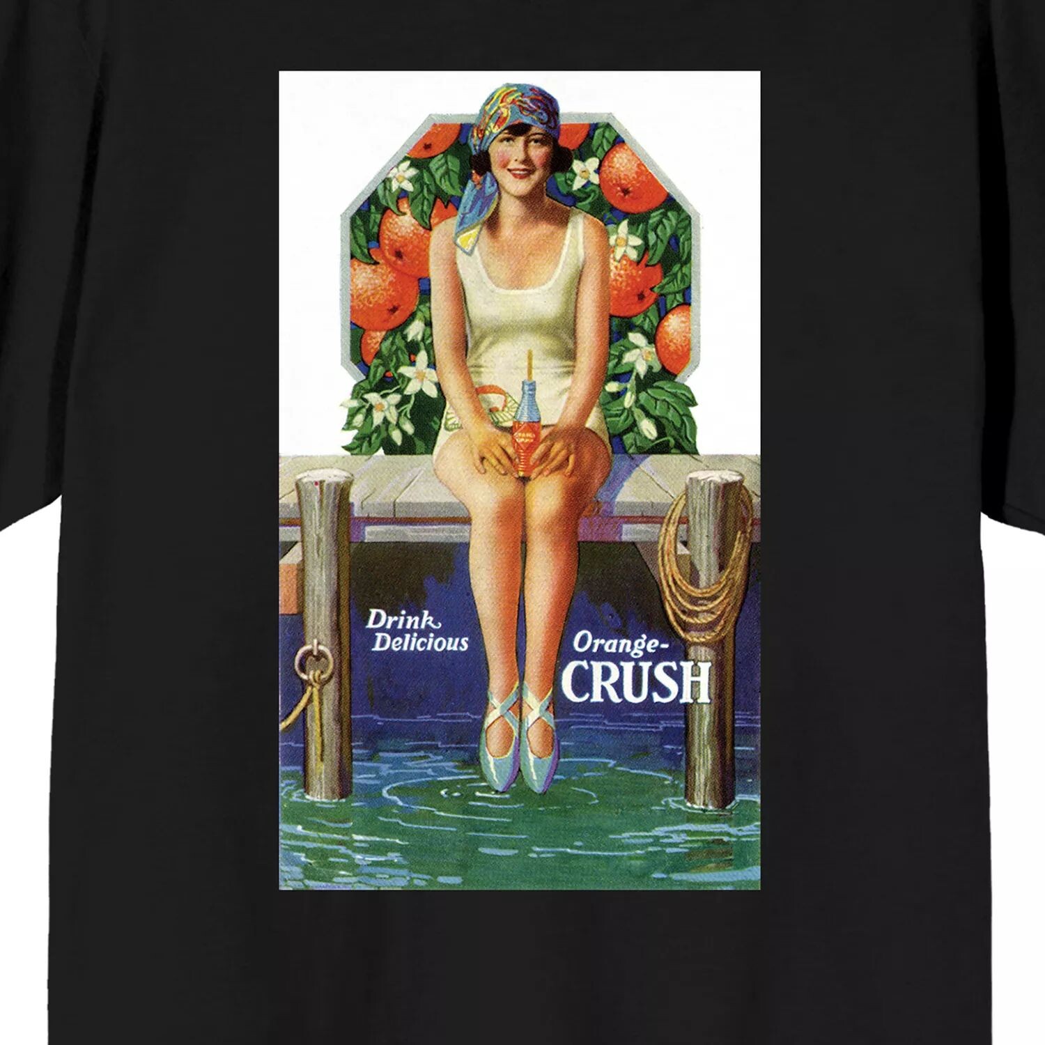 

Мужская футболка Orange Crush Woman On Bench Licensed Character