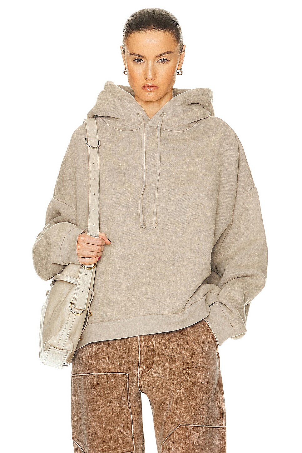 

Свитер на шнурке Acne Studios, цвет Concrete Grey