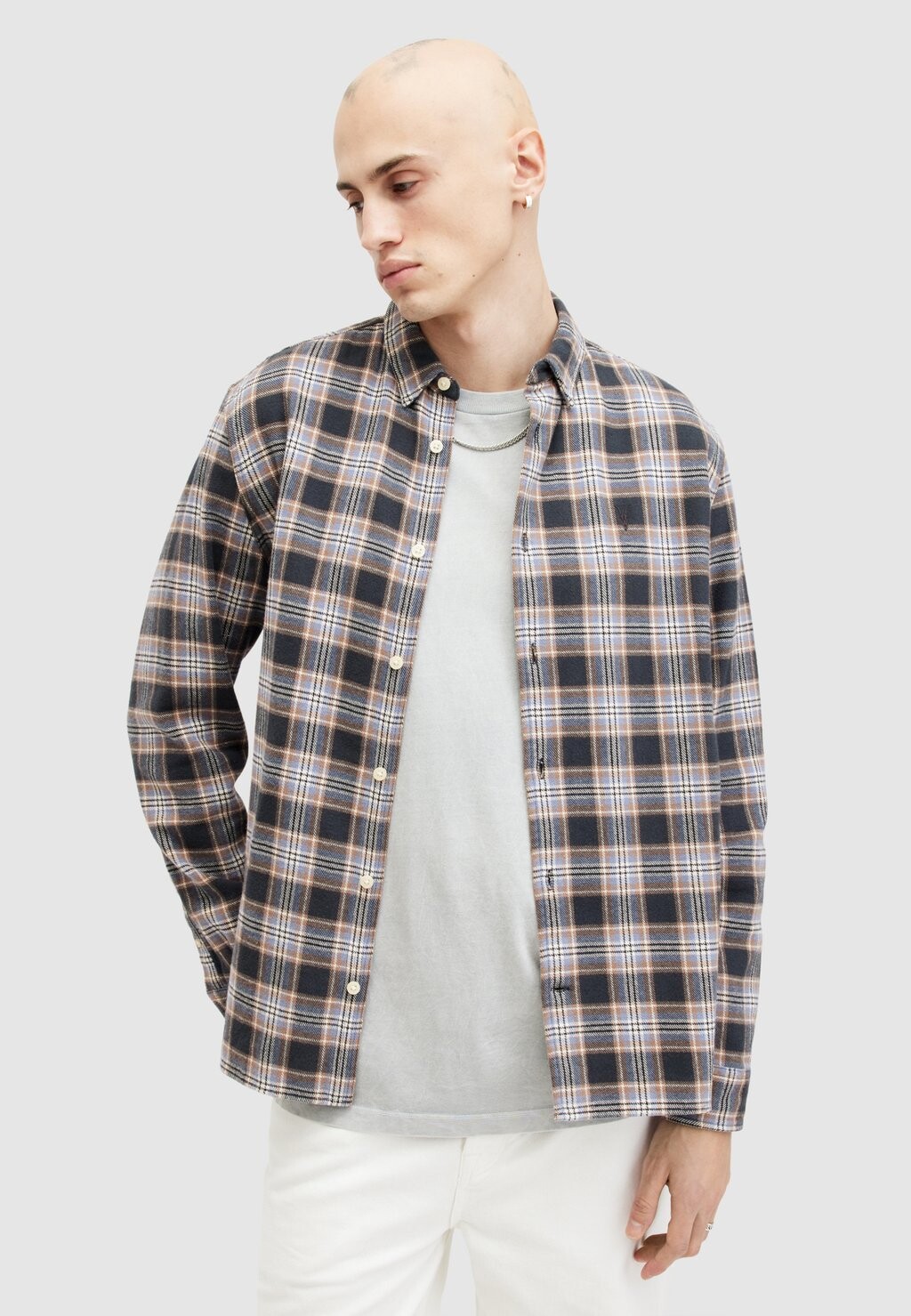 

Рубашка VENTANA LS SHIRT AllSaints, синий