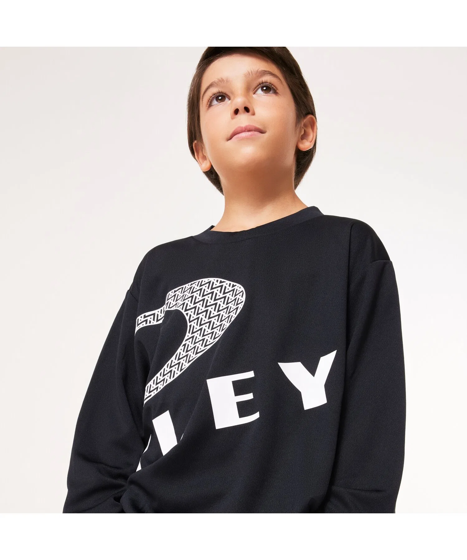 Футболка Oakley Ytr Qd Bold LS Tee 8.0 / с длинным рукавом / Детская / Подростковая / OAKLEY