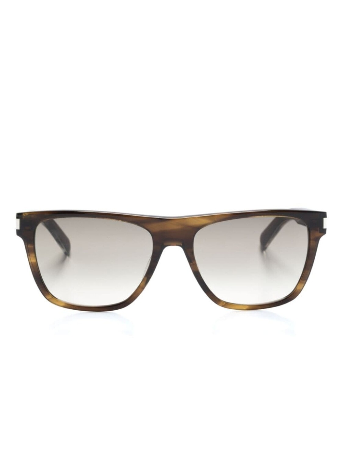 

Saint Laurent Eyewear солнцезащитные очки SL 402 в квадратной оправе, коричневый