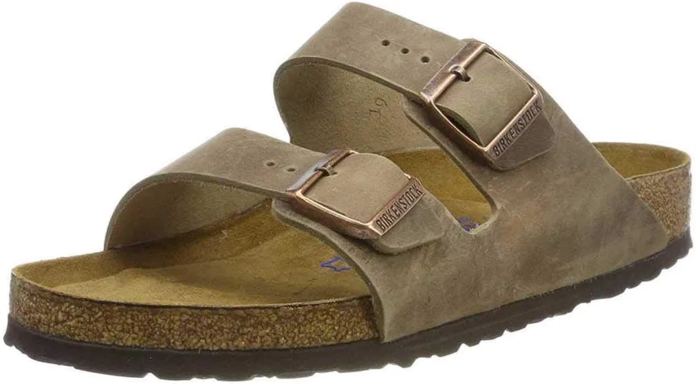 Взрослые, унисекс, классические домашние тапочки Birkenstock Arizona Classic Birko-Flor без задника, коричневый — фото 2