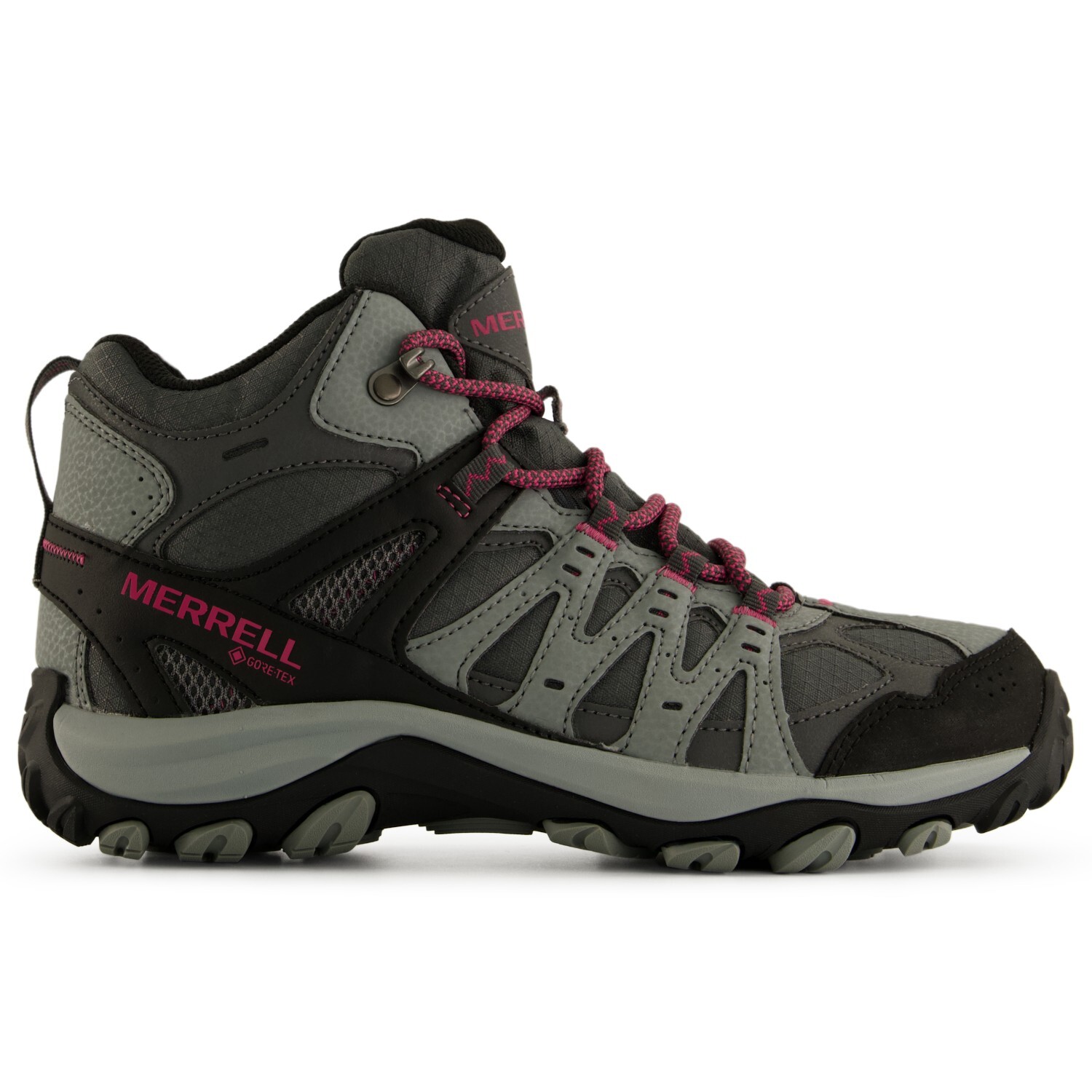 

Ботинки для прогулки Merrell Women's Accentor 3 Sport Mid GTX, цвет Monument/Fuchsia