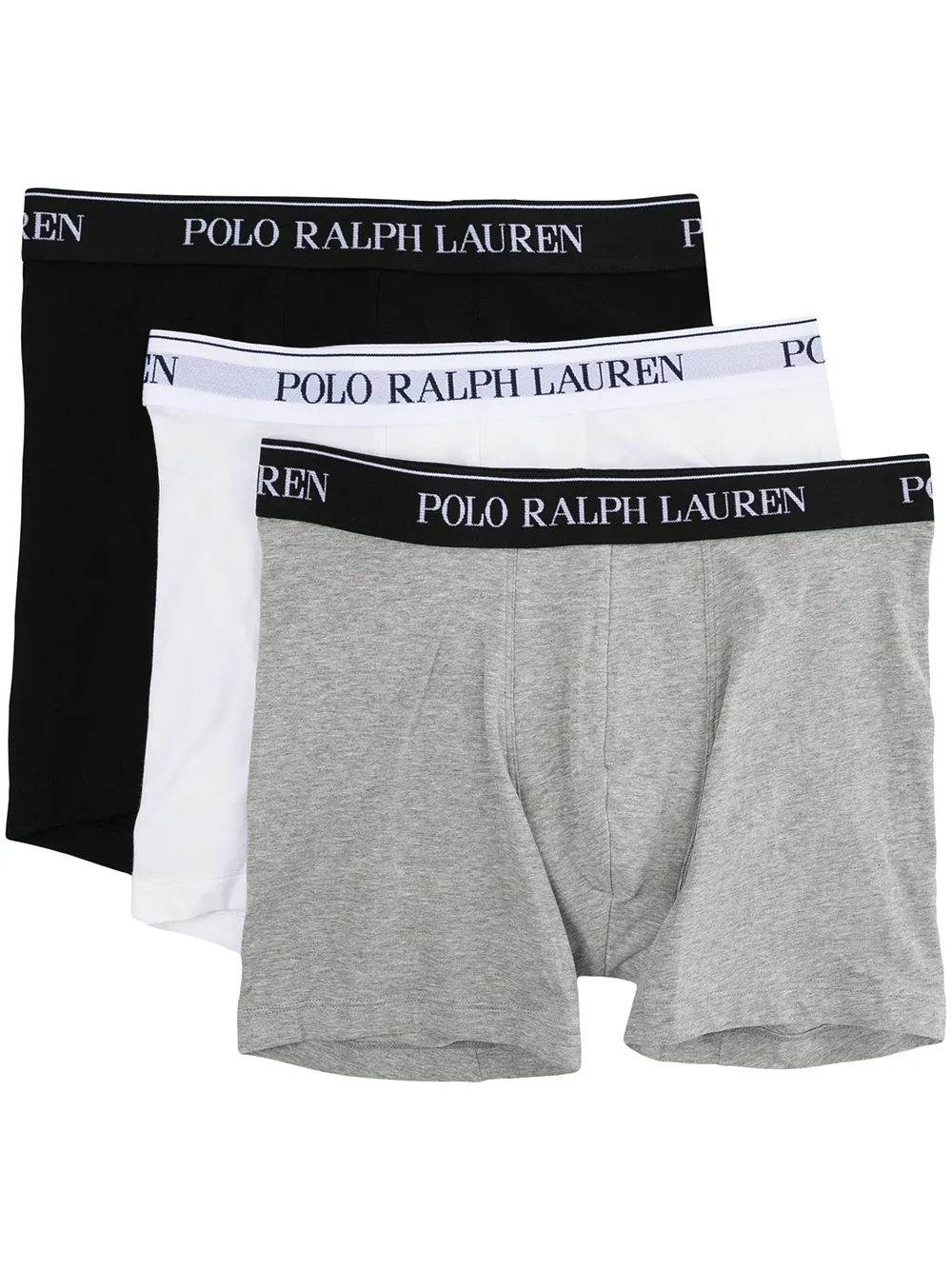 

Комплект из трех боксеров с логотипом POLO RALPH LAUREN, черный