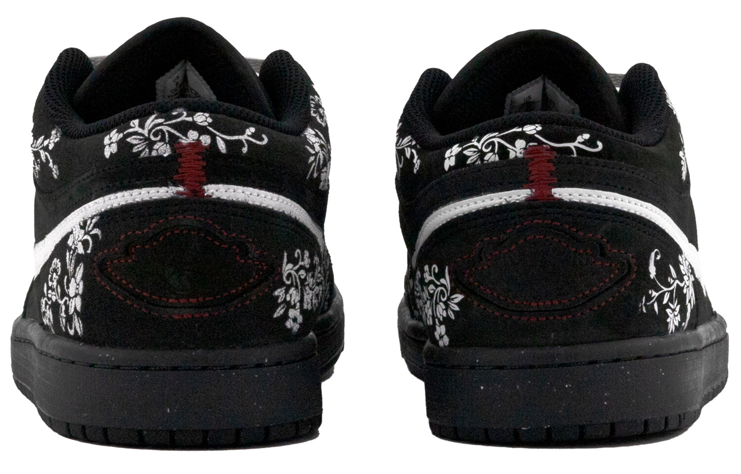 Кроссовки Air JORDAN 1 Vintage Basketball Shoes Men Low-Top Black White — фото 4