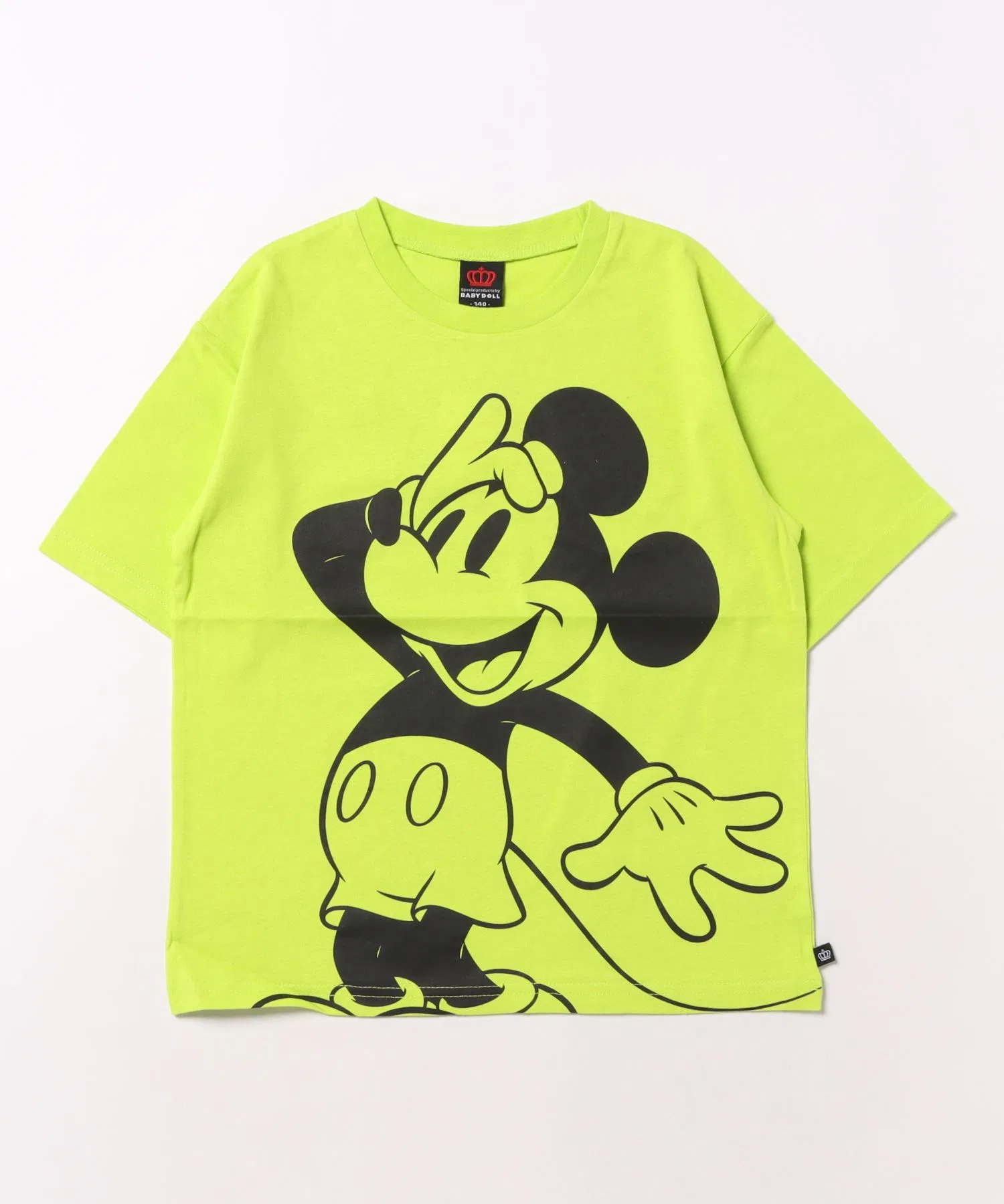 Детская футболка Disney BIG с принтом Микки Мауса чёрно-красная — фото 2
