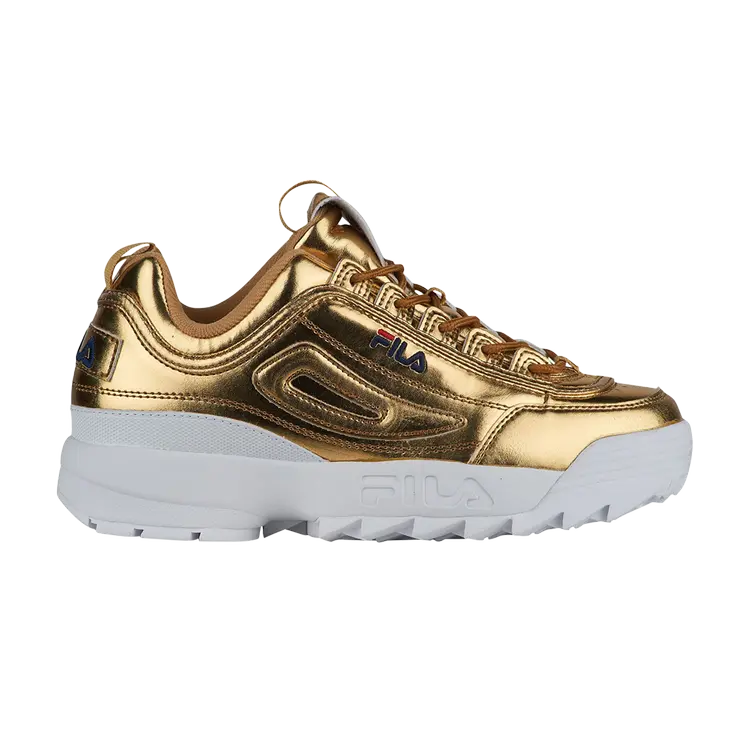 

Кроссовки Fila Wmns Disruptor 2 Premium 'Metallic Gold', золотой