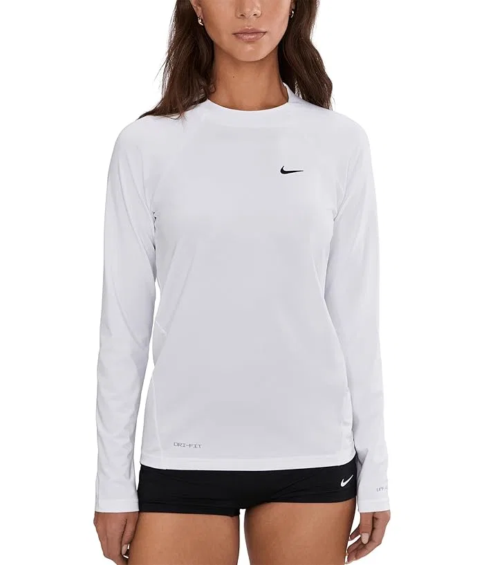 Футболка Dri-FIT UV Long Sleeve Hydroguard Nike, White