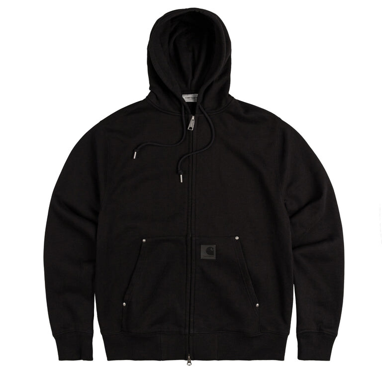 

Куртка hooded eldon sweat jacket Carhartt Wip, черный