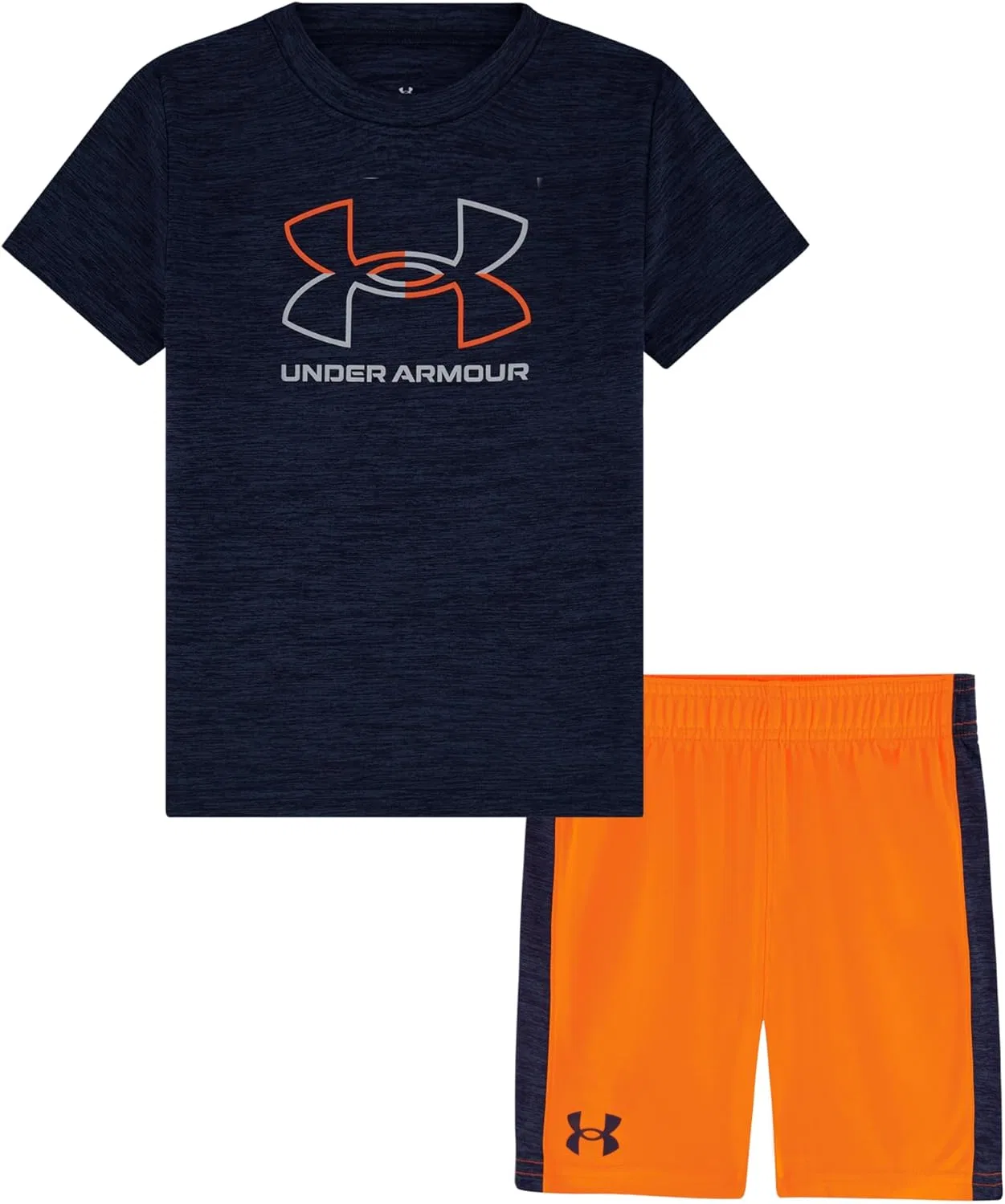Детский комплект из футболки и шорт Under Armour, Navy Tech Lock Up, 24M