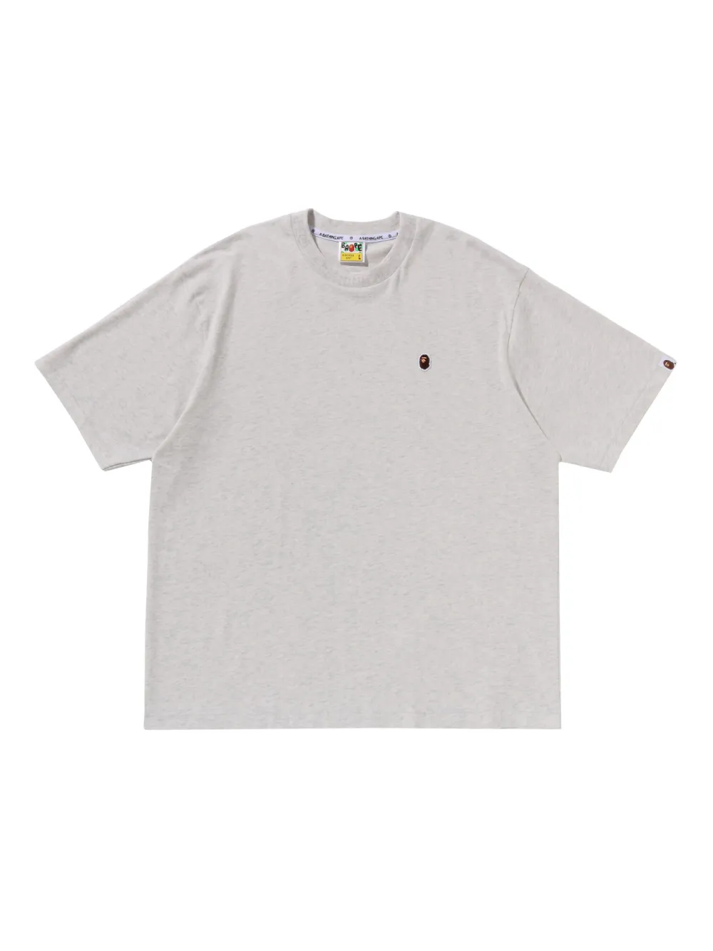 

Футболка Ape Head с вышитым логотипом A Bathing Ape, серый