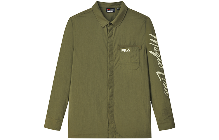 

Куртка мужская выцветшего мха зеленого цвета FILA, Зеленый, Куртка мужская выцветшего мха зеленого цвета FILA