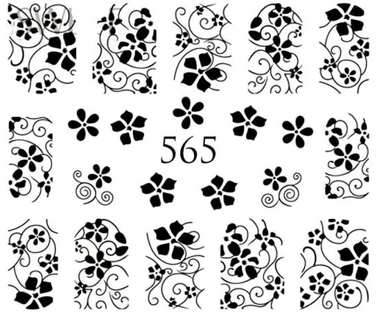 

Водные наклейки для ногтей - №565, Raisin