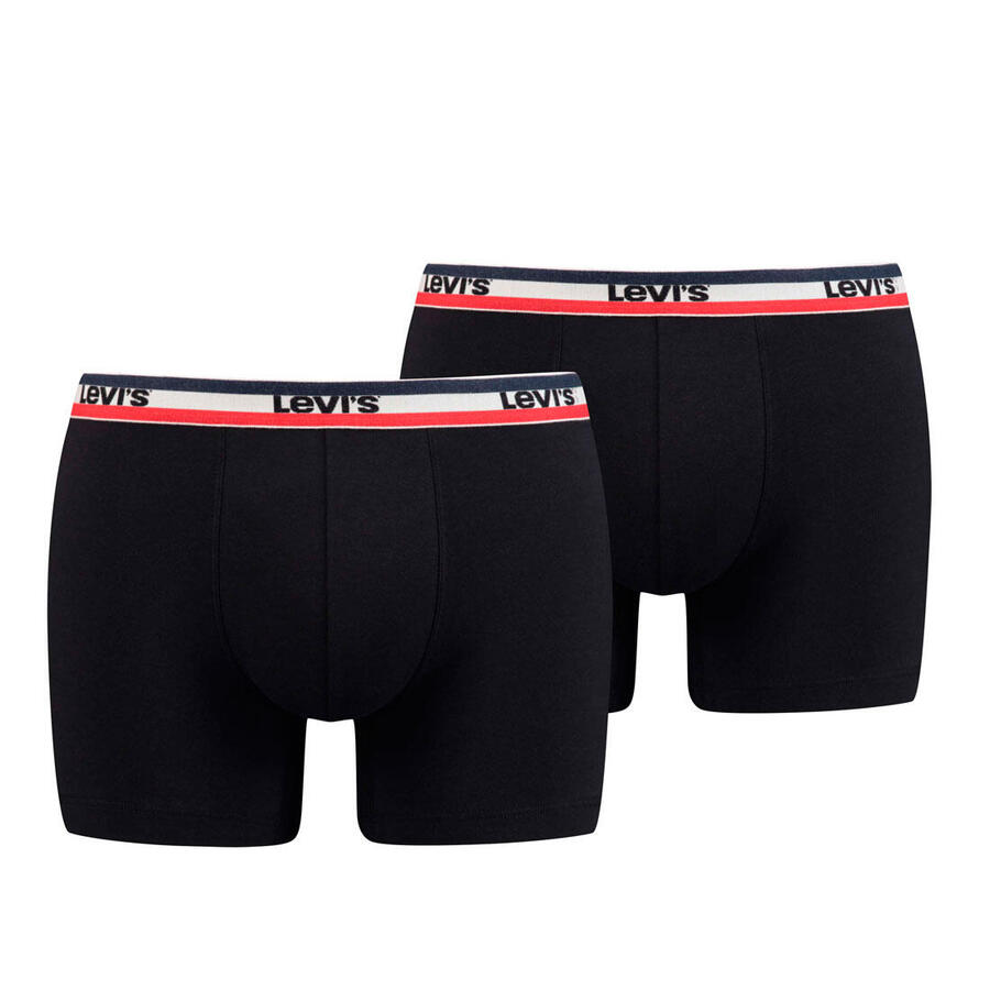 LEVI'S Комплект из 2 мужских трусов-боксеров Levis SPRTSWR LOGO BOXER BRIEF, трусы-боксеры — фото 2