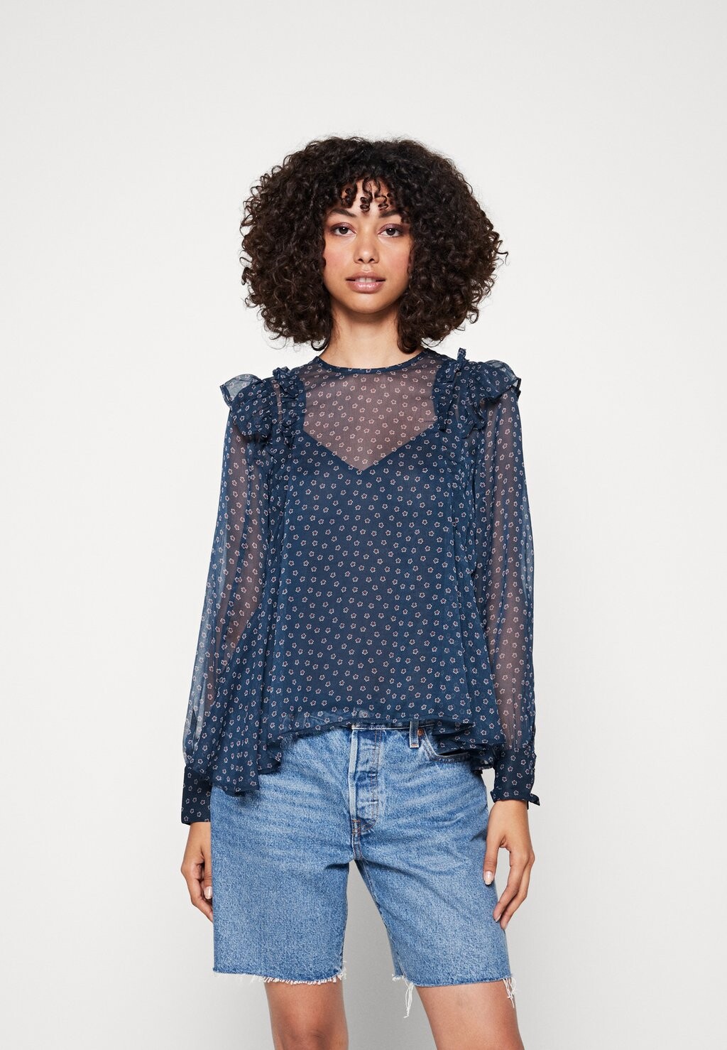 

Блузка NETE Pepe Jeans, темно-синий