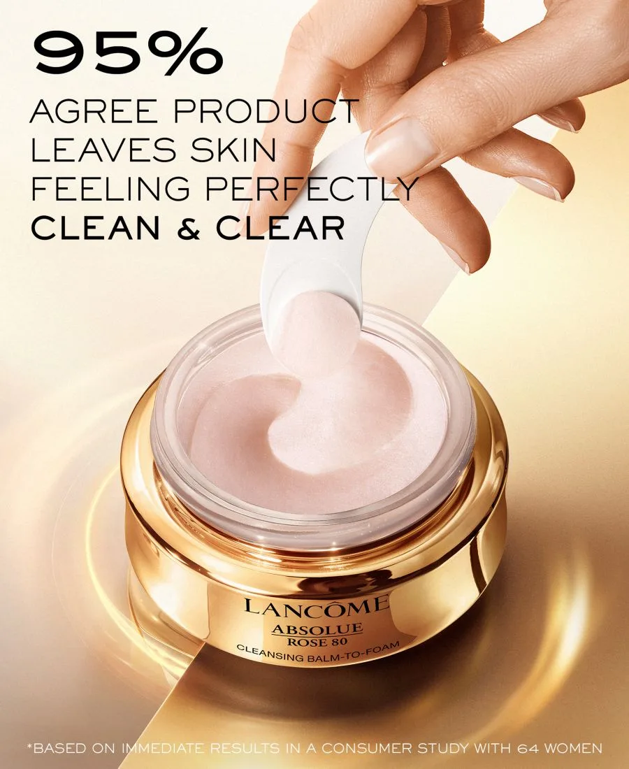 Lancôme Очищающий бальзам-пенка Absolue Rose 80, 140 мл — фото 2