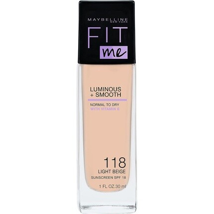 

Тональный крем Maybelline Fit Me 118 Светло-бежевый 30 мл Maybelline New York