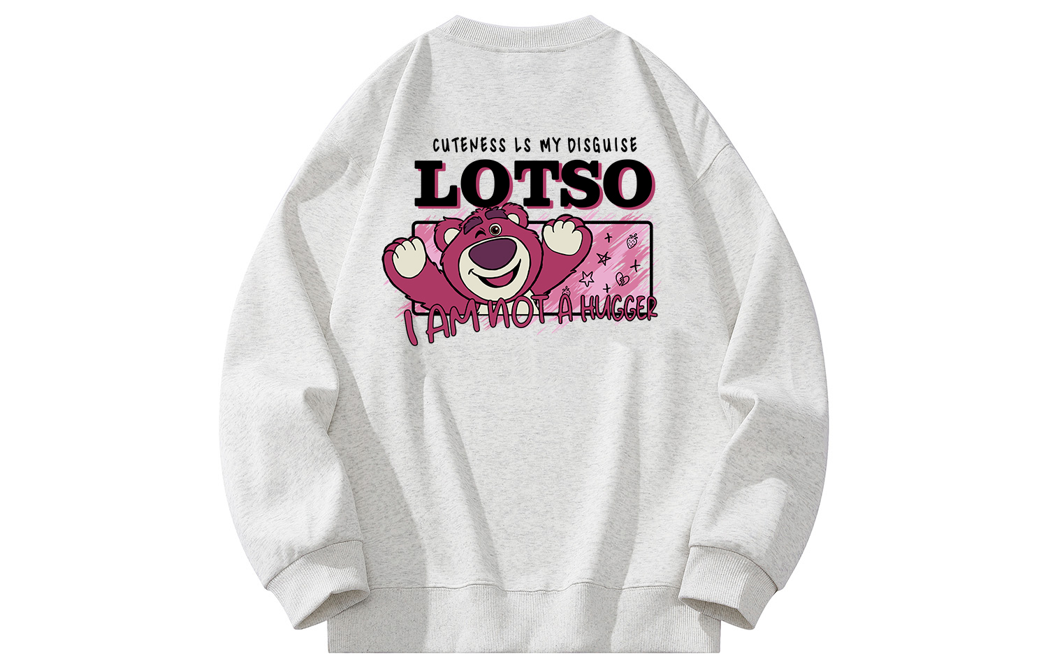 

Свитшоты Unisex Crew Neck Moderate Heavyweight Disney, heather серый fleece-lined