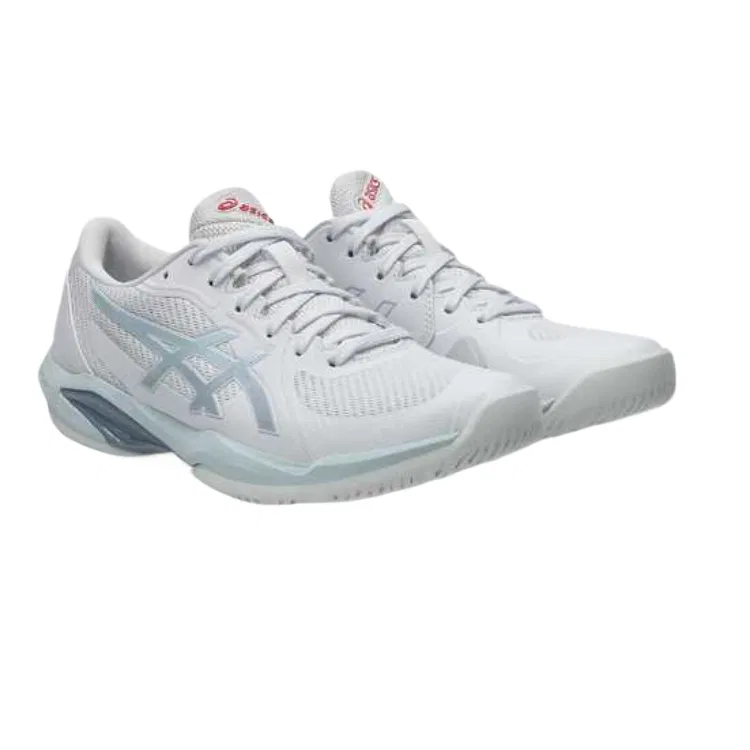 Кроссовки для тенниса ASICS Solution Swift FF 2 бело-голубые — фото 4